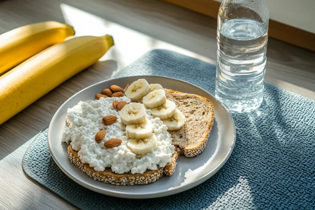 Pre- en post-workout snacks met Hüttenkäse