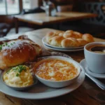 Café Hench’s traditional German breakfast plate
