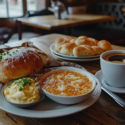 Café Hench’s traditional German breakfast plate