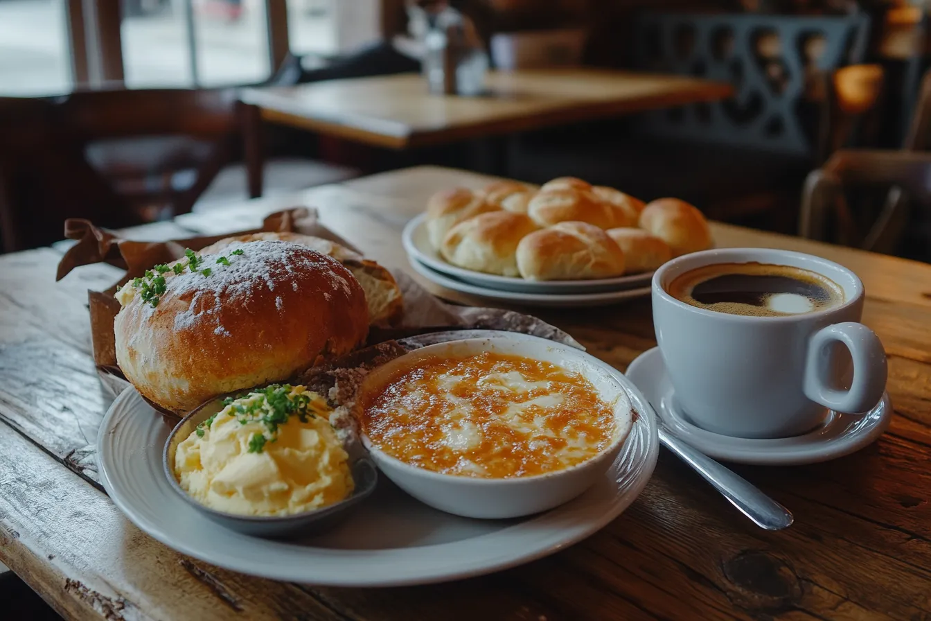 Café Hench’s traditional German breakfast plate