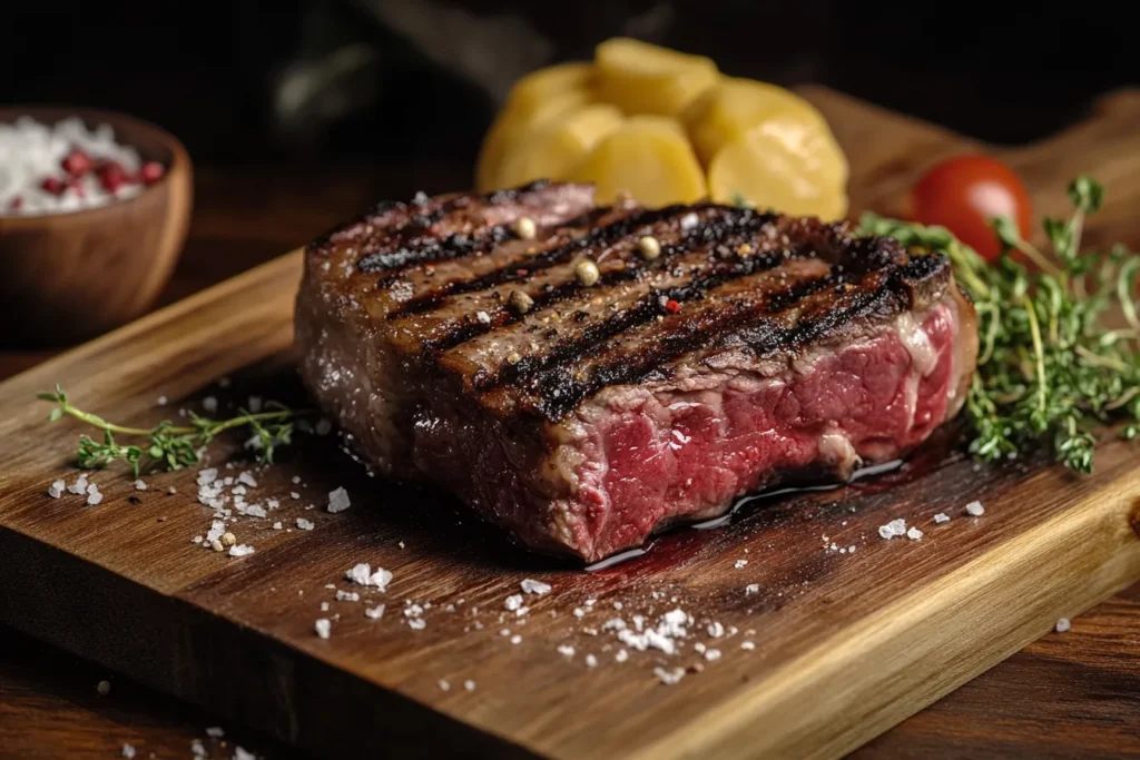 Traditionelles südamerikanisches Asado mit verschiedenen Fleischstücken auf Holzkohlegrill
