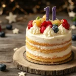 Babyfreundlicher Smash Cake mit Sahne