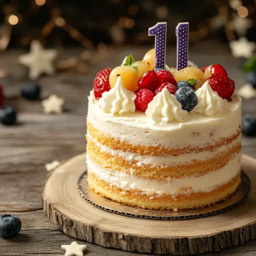 Babyfreundlicher Smash Cake mit Sahne