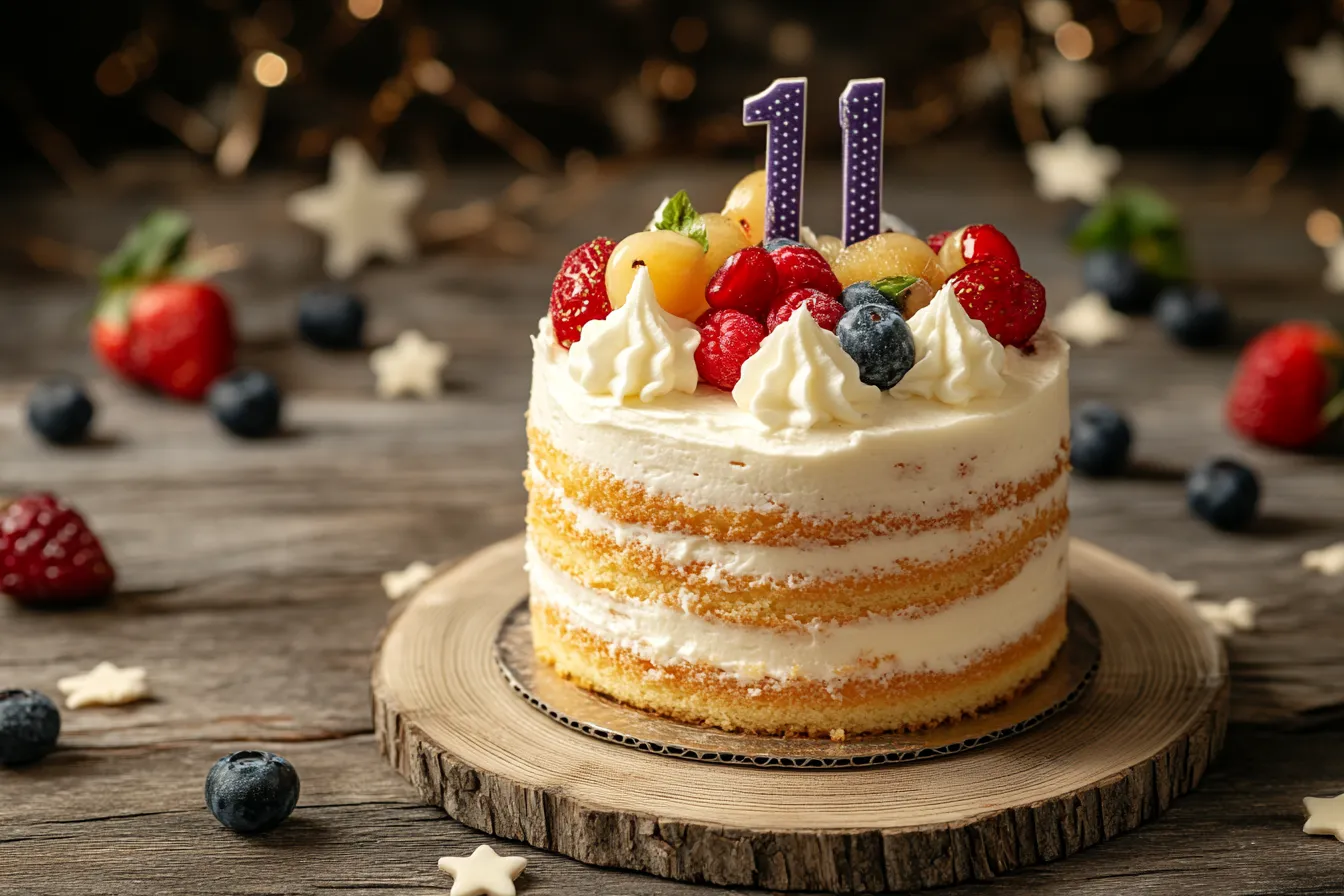 Babyfreundlicher Smash Cake mit Sahne