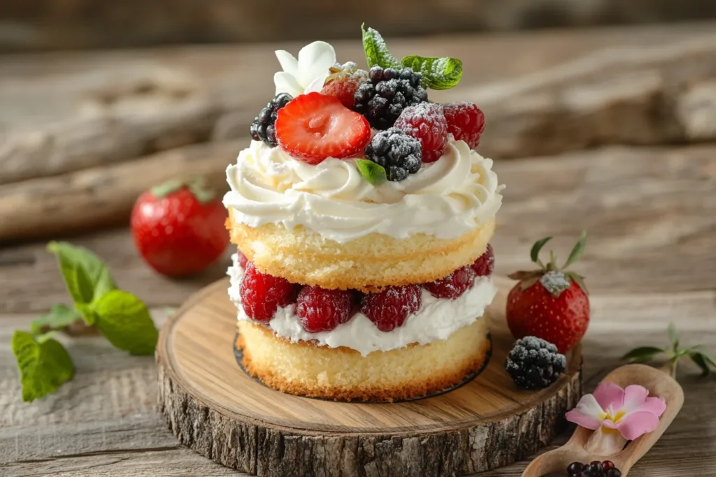 Babyfreundlicher Smash Cake mit Sahne