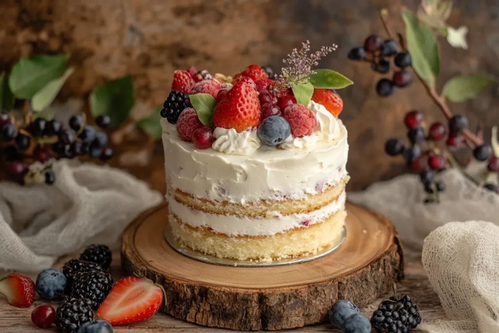 Babyfreundlicher Smash Cake mit Sahne
