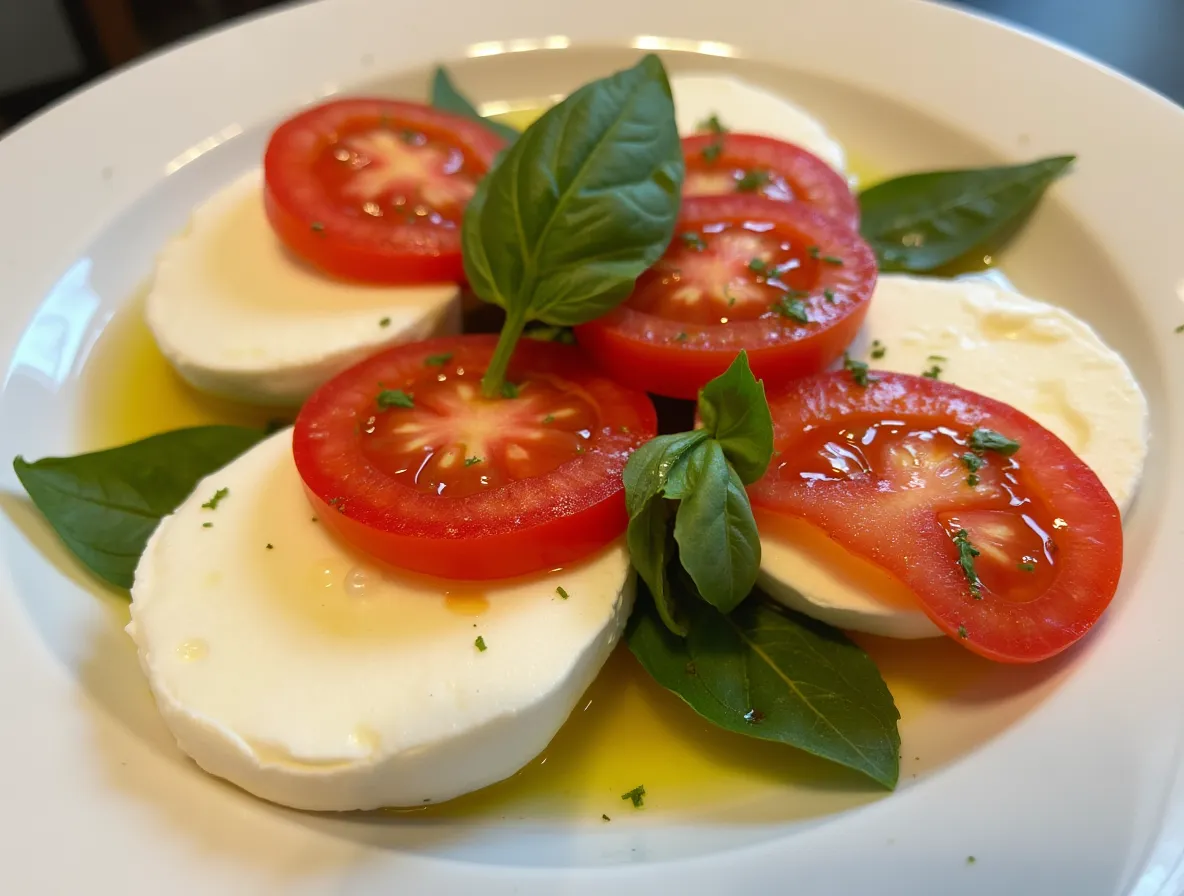 Caprese-Salat mit Mozzarella di Bufala