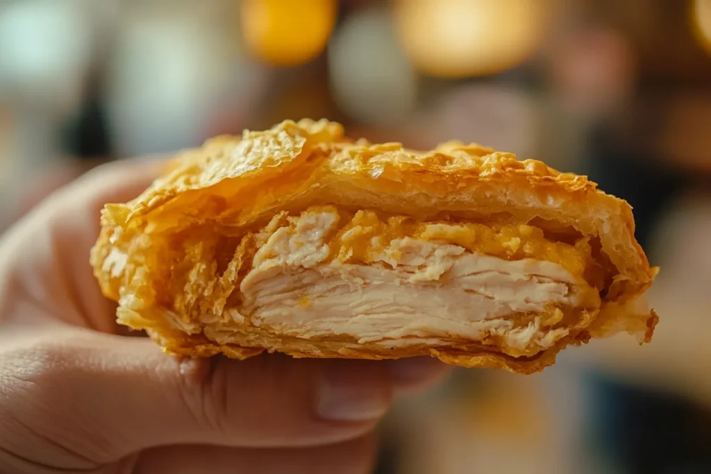 Nutritional label of Chicken Crossies package
