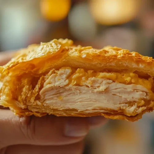 Nutritional label of Chicken Crossies package