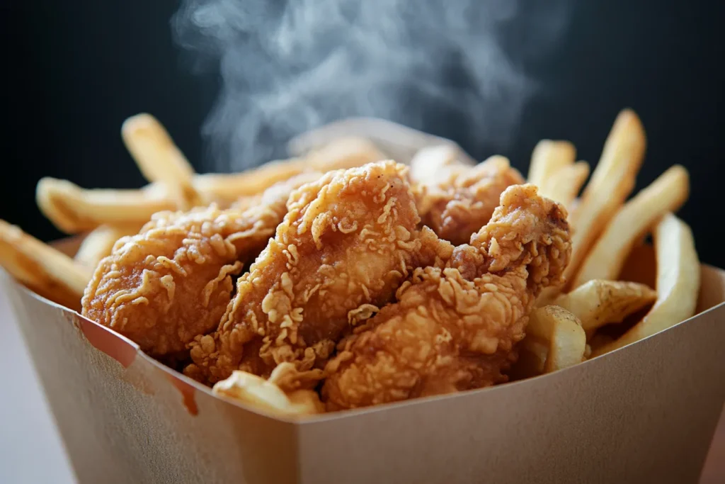 Chitir Chicken Bucket mit Pommes
