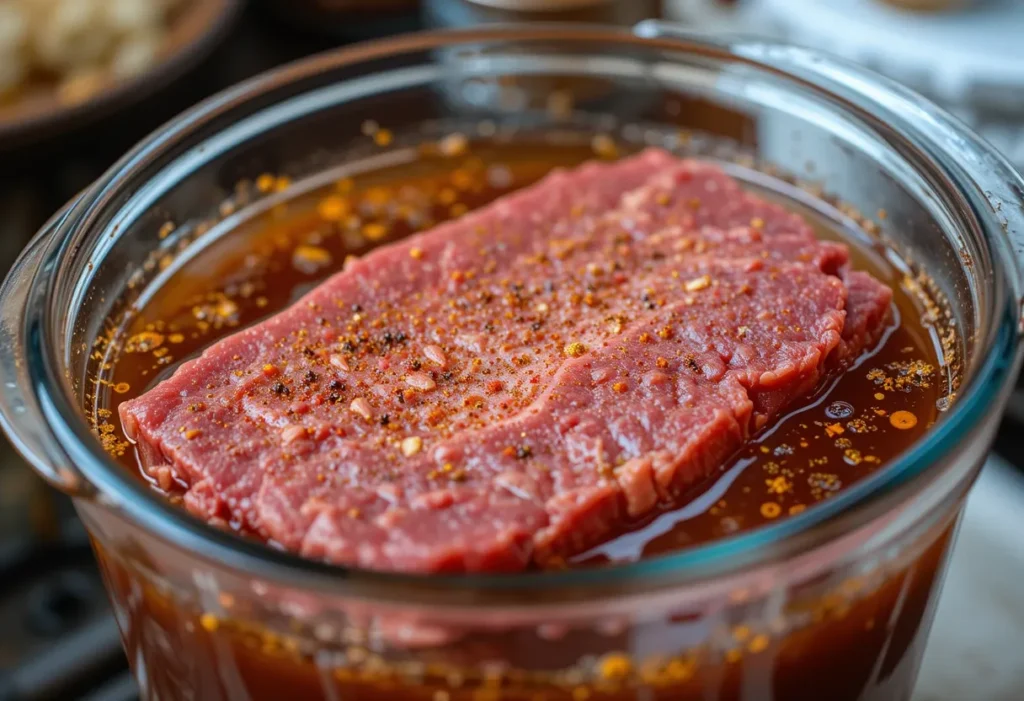 Herstellung von Corned Beef Schritt für Schritt