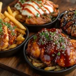 Global Chicken Crossie dishes from different countries