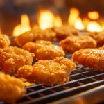 UFC combo meal with wings, fries, biscuit, and soda