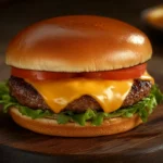 Käseburger mit doppeltem Käse