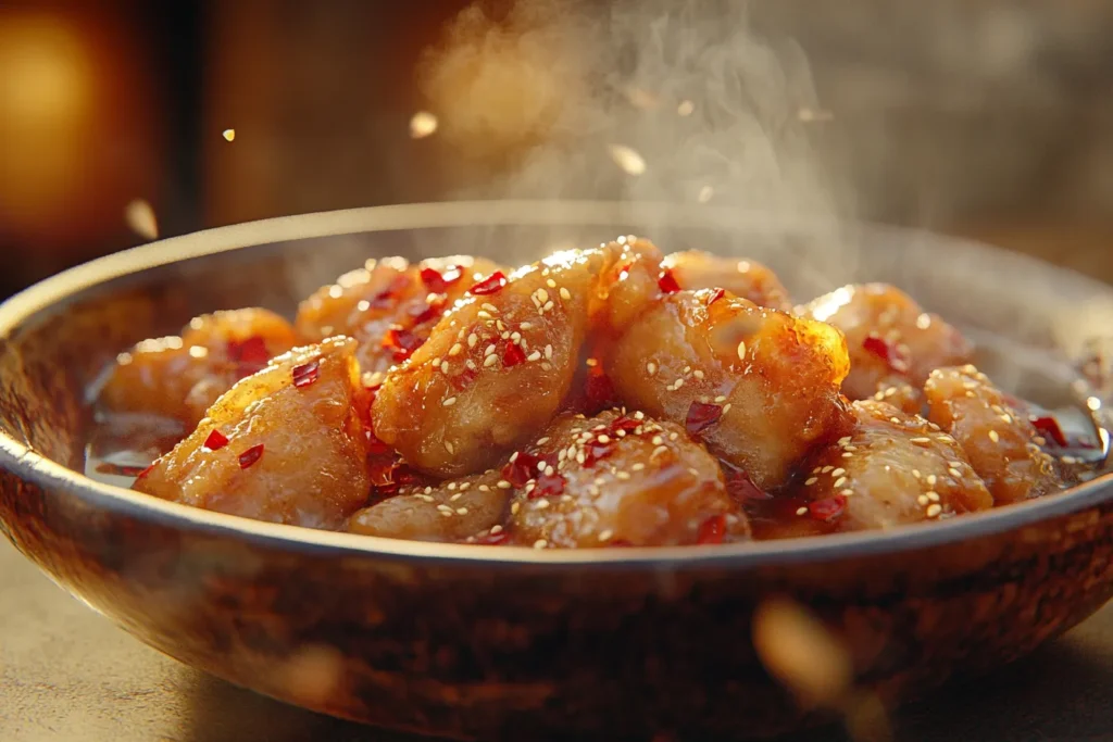 Honig-scharfes Yum Yum Chicken