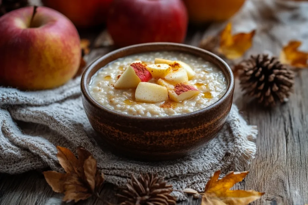 Ayurvedischer Porridge mit Äpfeln