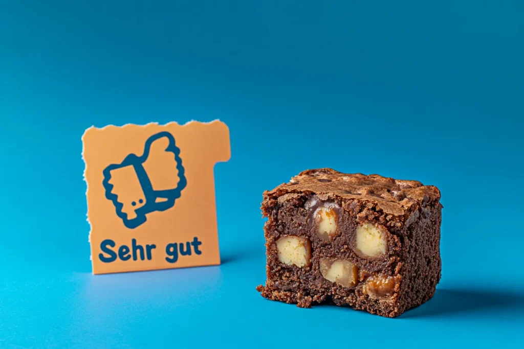 Mr Brownie mit Daumen-hoch-Symbol