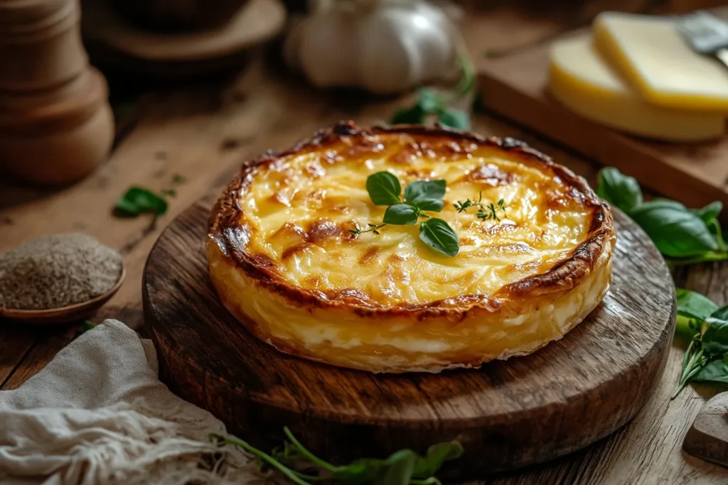 Rissiger Käsekuchen als typischer Backfehler