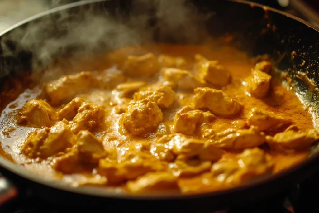 Sauce zubereiten & Curry vollenden