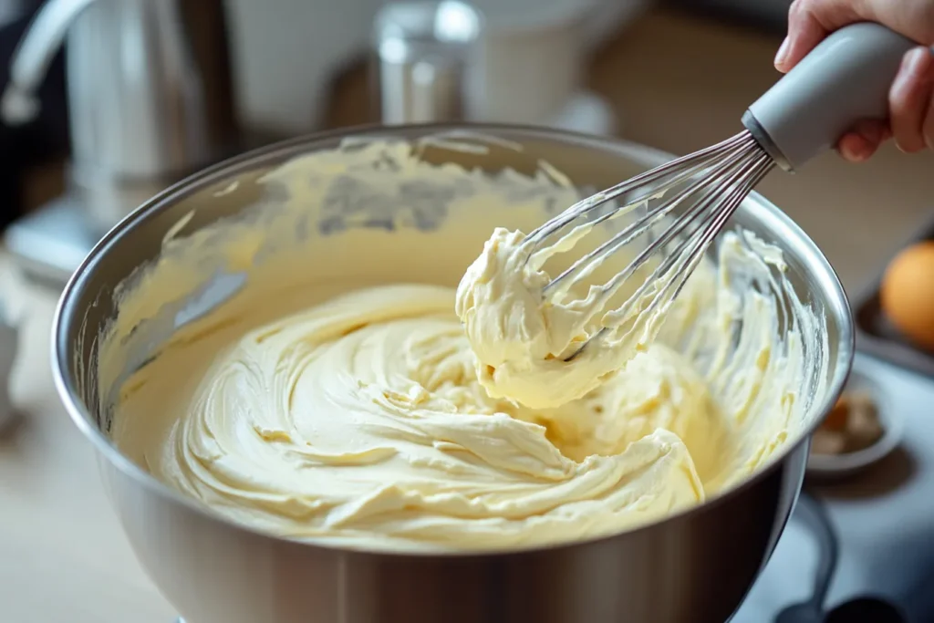 Käsekuchenmasse wird im Thermomix gemixt