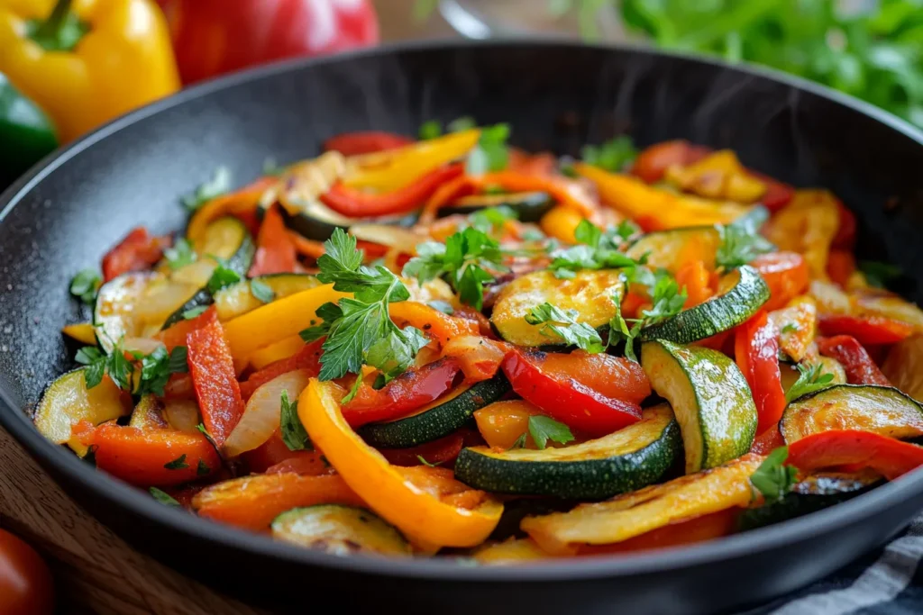 Hähnchenpfanne mit Gemüse