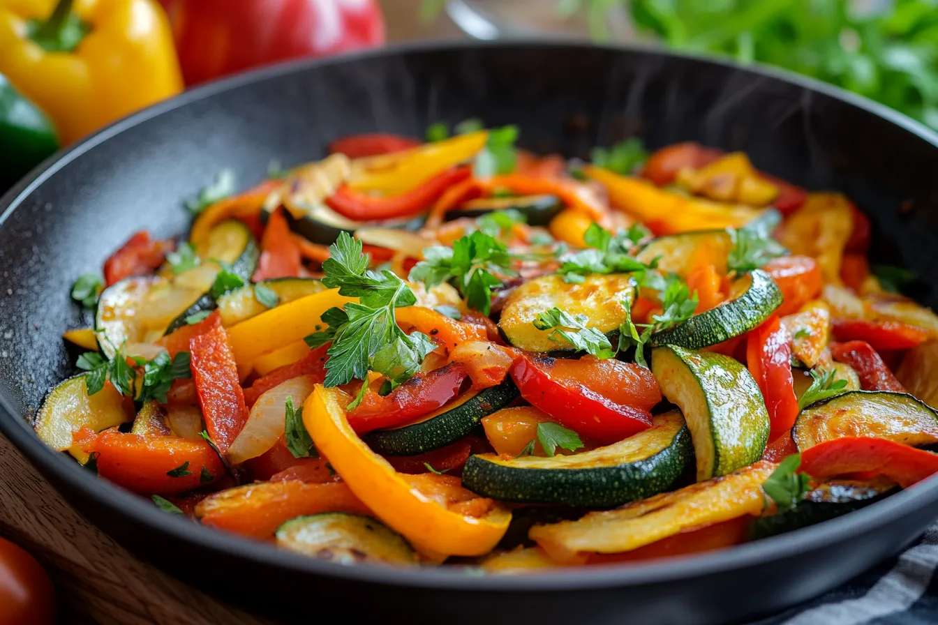 Hähnchenpfanne mit Gemüse