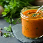 „Hausgemachte Burgersauce im Glas“