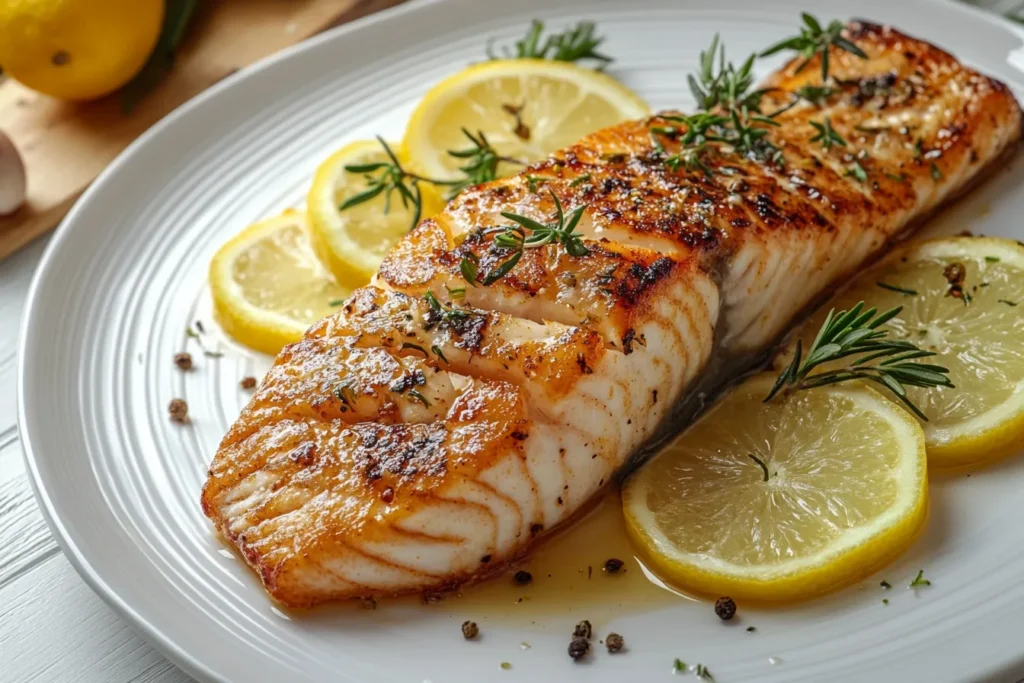 Lachsfilet aus dem Airfryer mit Kräutern